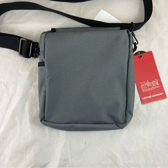 Manhattan Portage Urban Bag Gray Shoulder Crossbody Bag 9” x 10” x 2” NWT - Picture 3 of 14